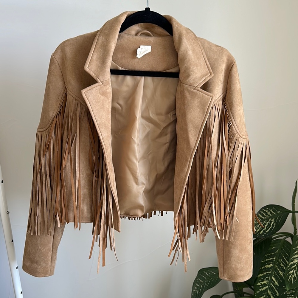 flawless fringe moto jacket